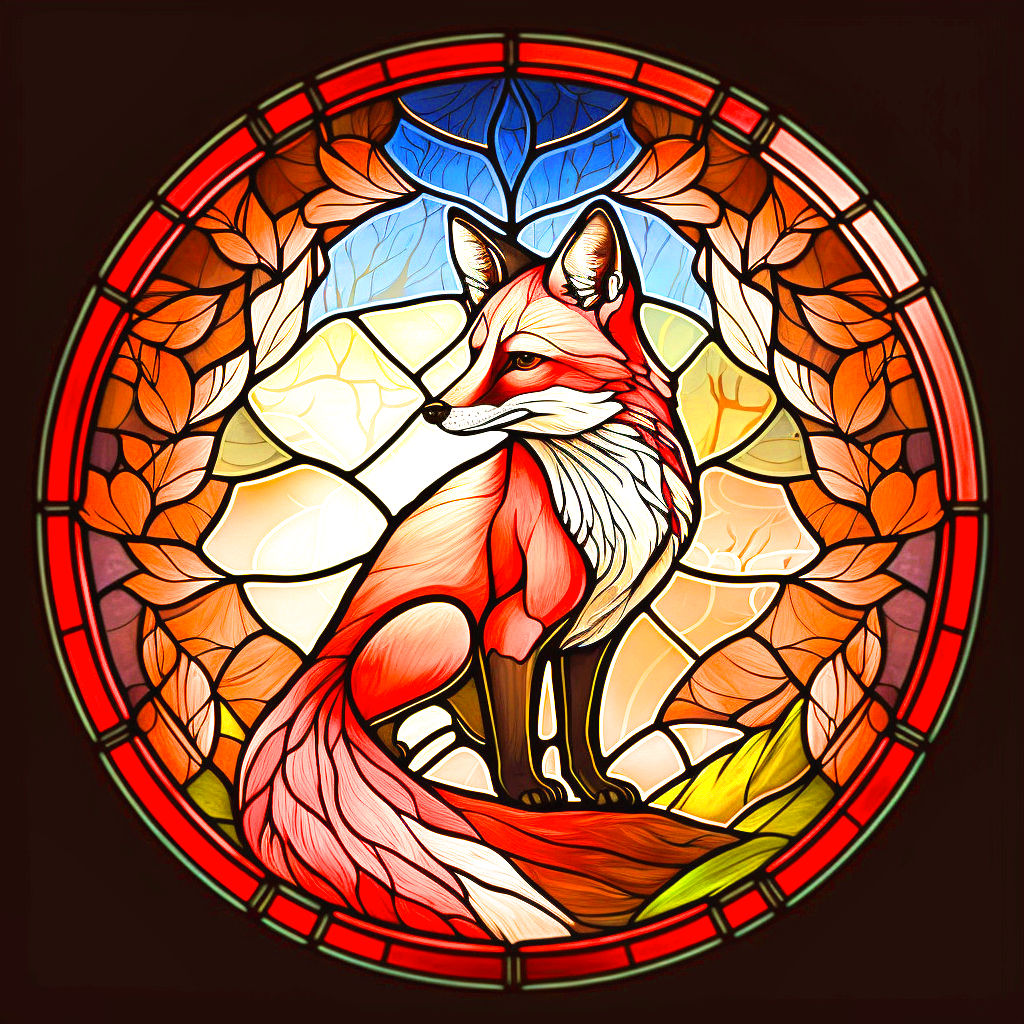 Redfox Abstract Circle Diamond Art Kit