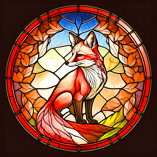 Redfox Abstract Circle Diamond Art Kit