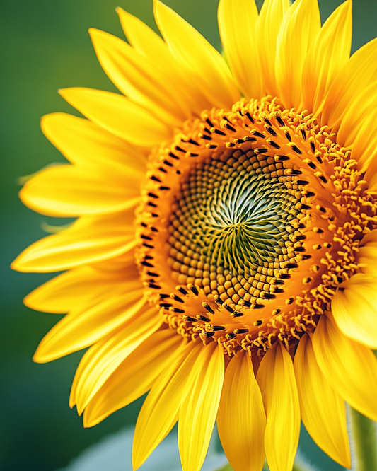 Close Up Sunflower Diamond Art Kit