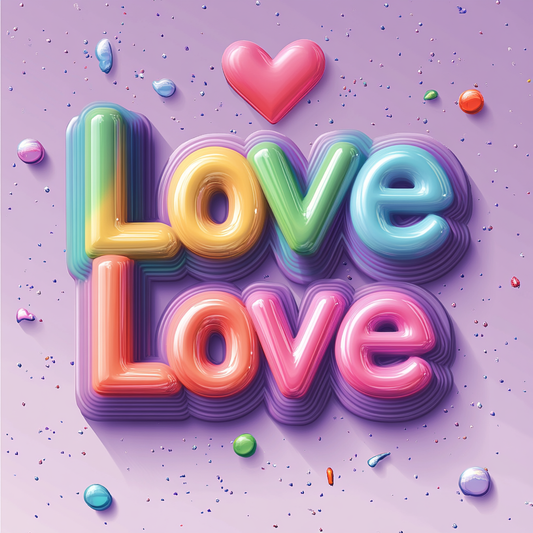 Jello Double Love Diamond Art Kit