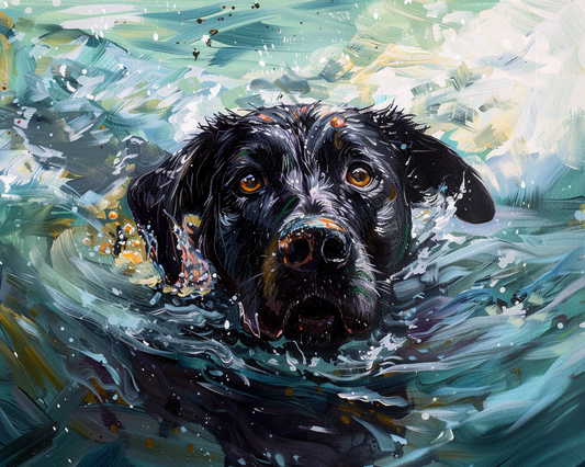 Water Dog Diamond Art Kit