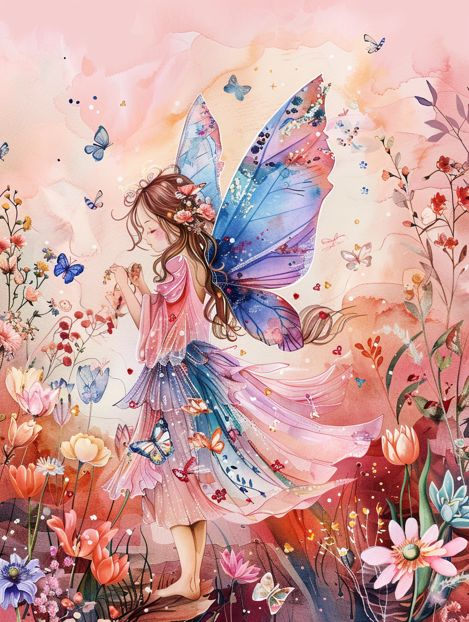 Butterfly Fairy Garden Diamond Art Kit
