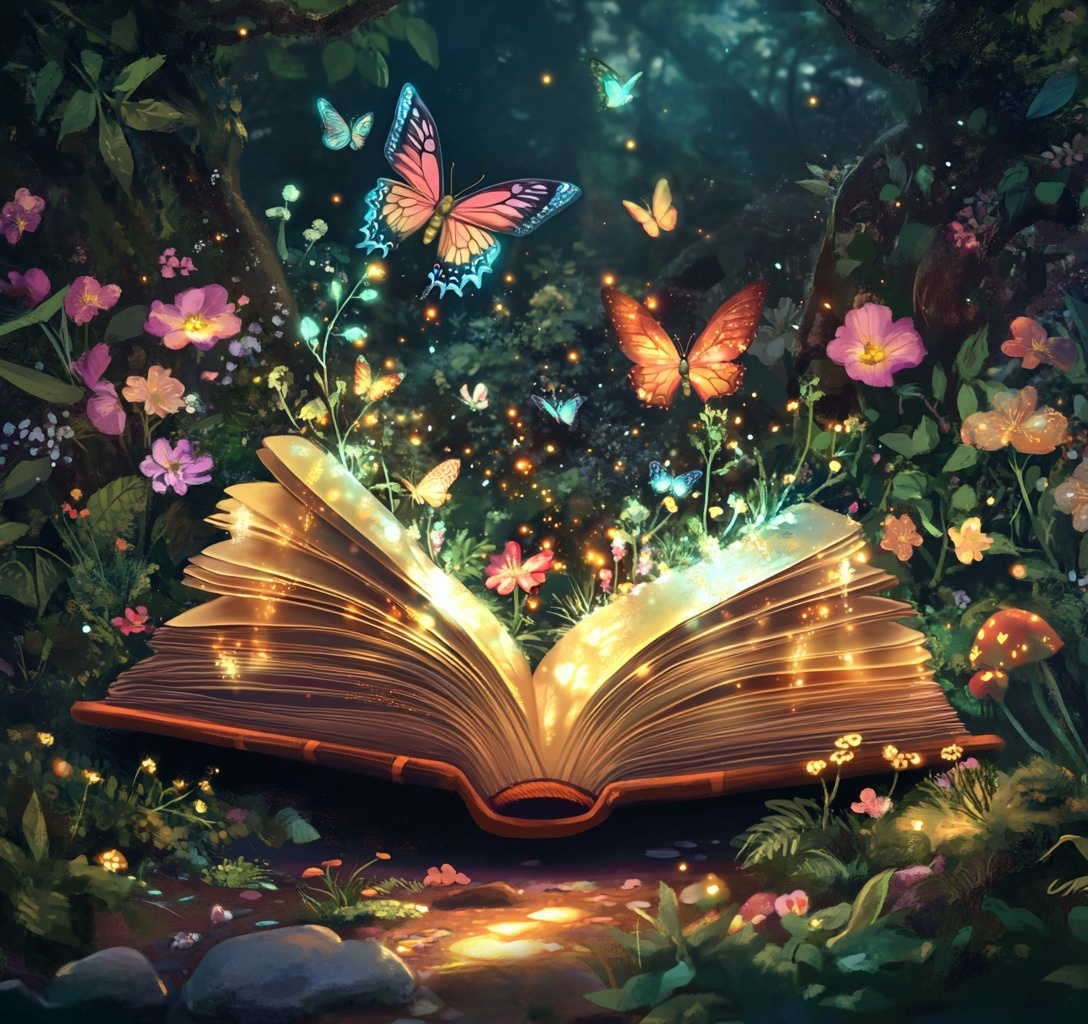 Enchanted Butterfly Book Diamond Art Kit