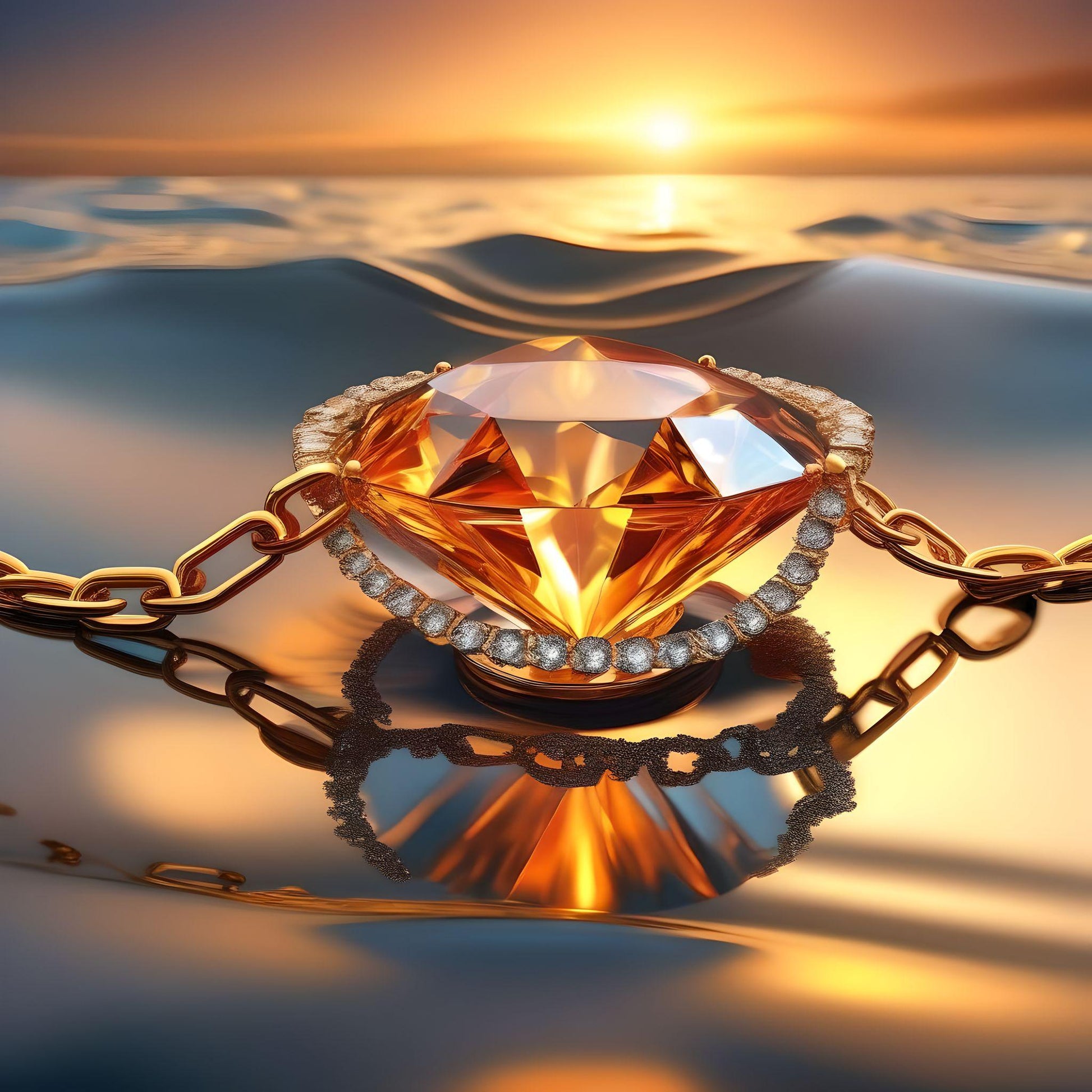Glassy Sand Yellow Diamond Diamond Art Kit