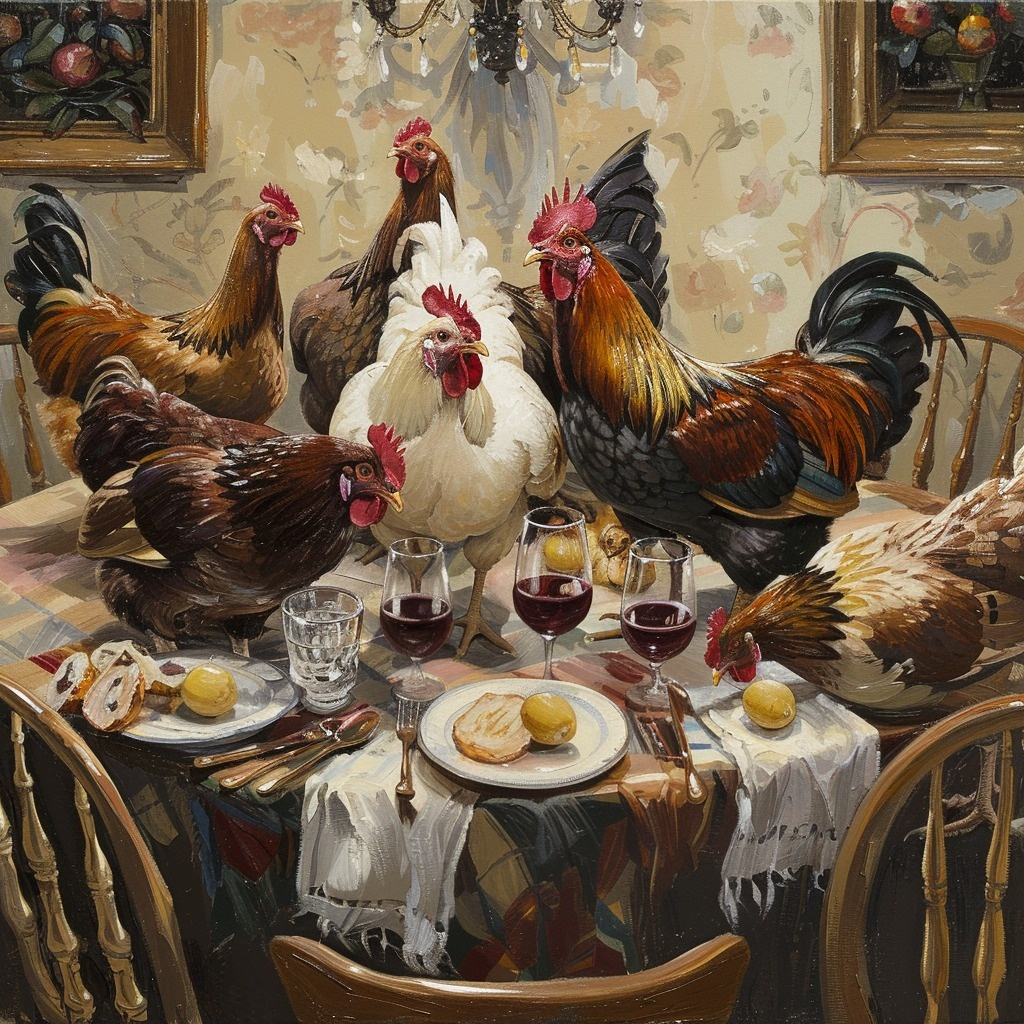 Chicken Dinner Diamond Art Kit