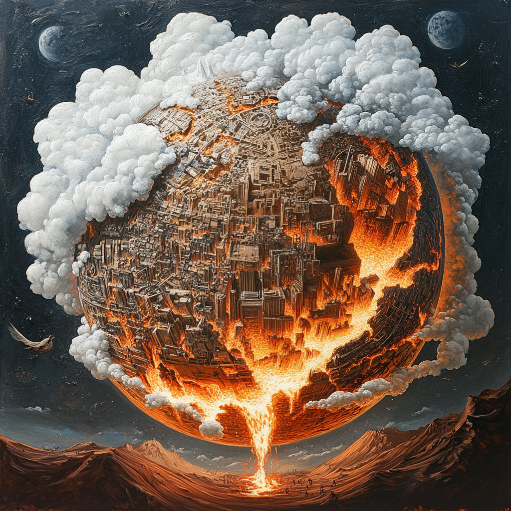 Lava Planet Diamond Art Kit