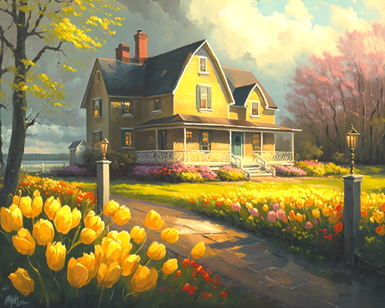 Tulip House Diamond Art Kit