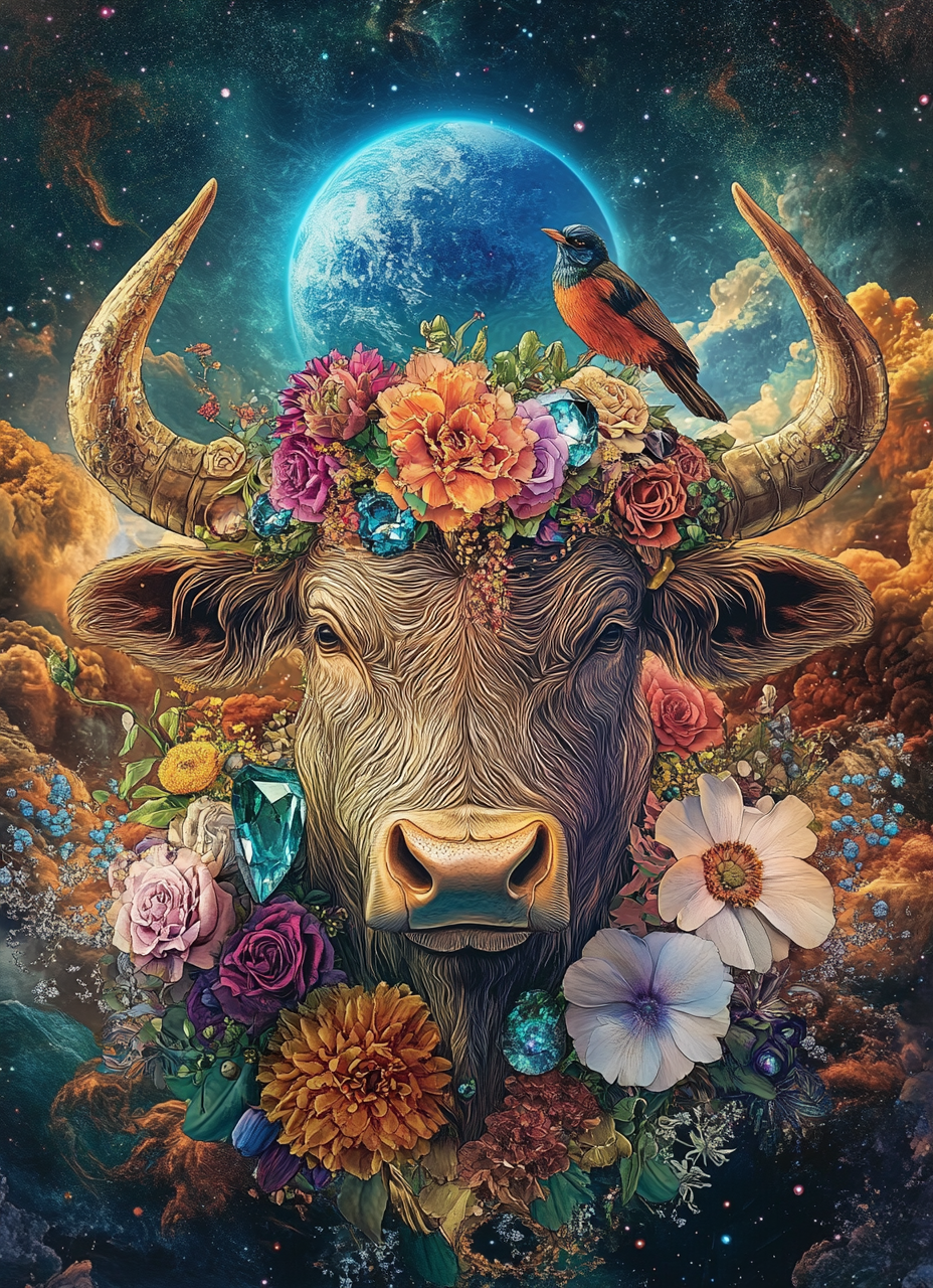 Bird And Bull Diamond Art Kit