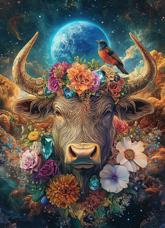 Bird And Bull Diamond Art Kit