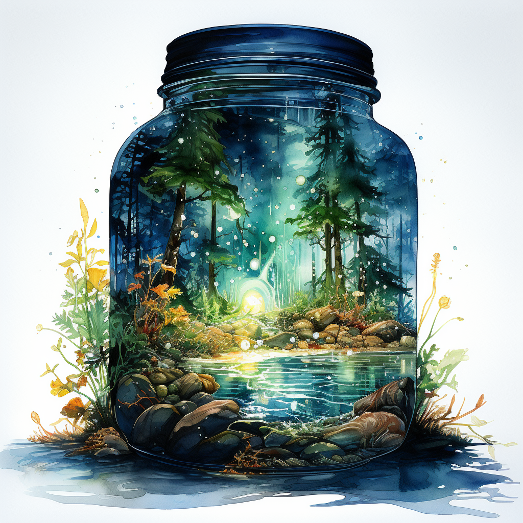 Waters Edge Jar Diamond Art Kit