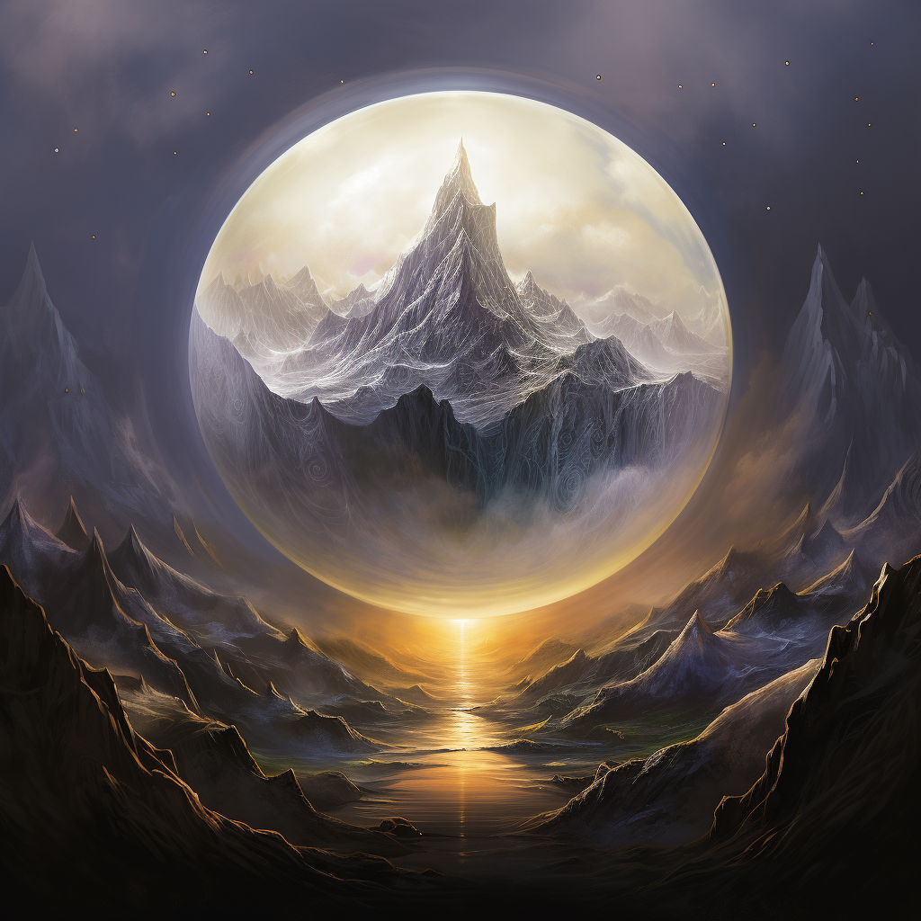 Mountain Orb Diamond Art Kit