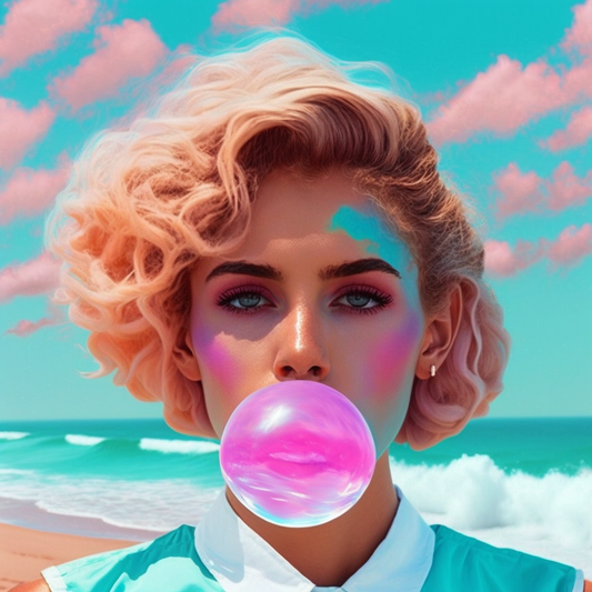 Bubblegum Woman Diamond Art Kit