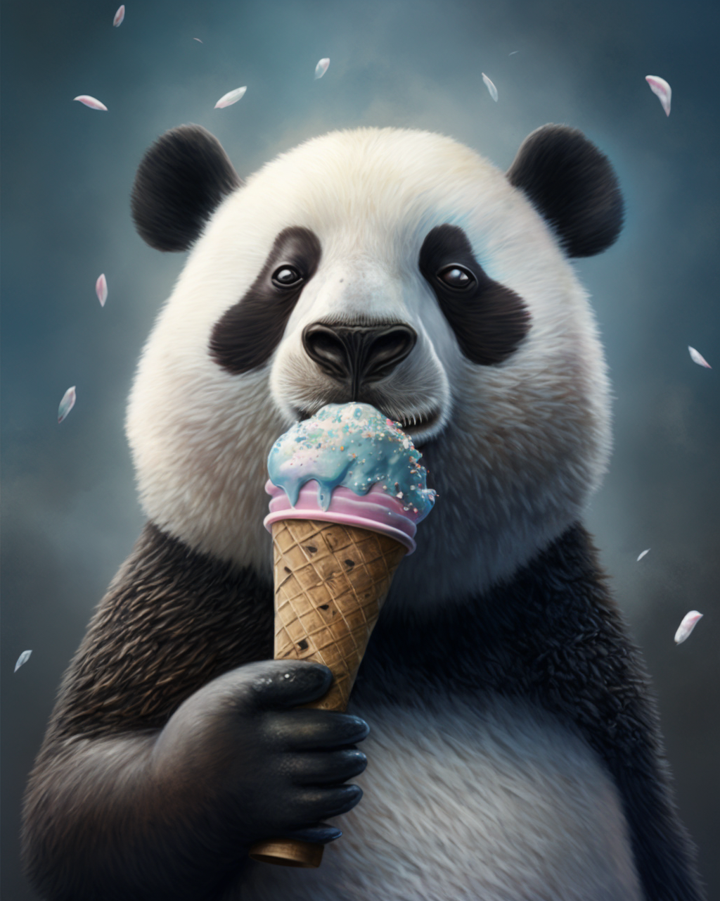 Panda Ice Cream Diamond Art Kit