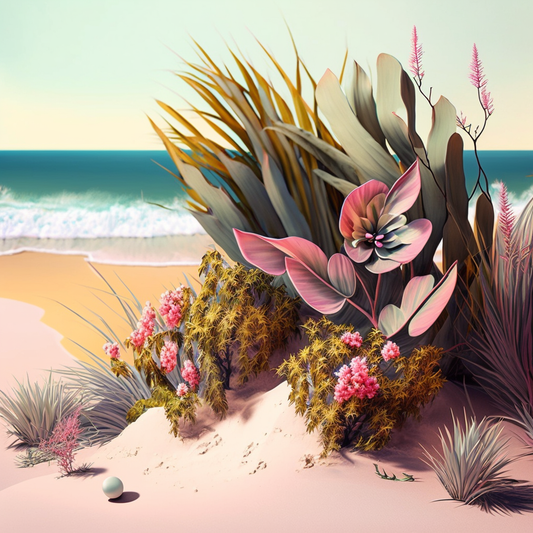 Plants On The Beach Diamond Art Kit