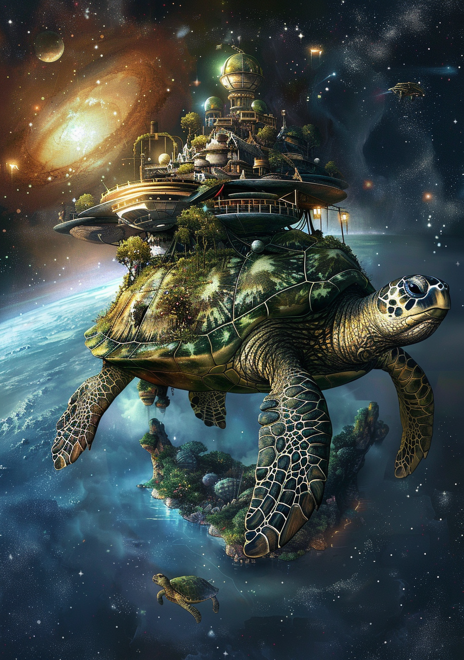 Space Turtle Diamond Art Kit