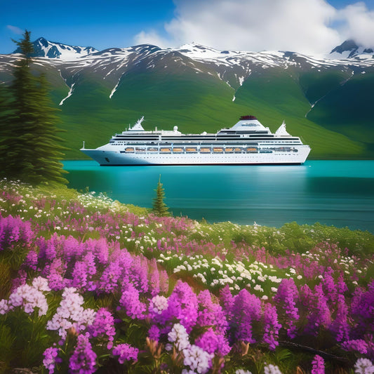 Cruise Ship Alaska Spring Diamond Art Kit