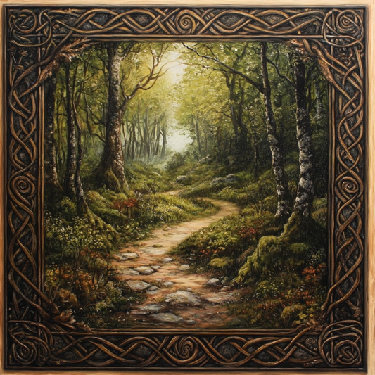 Rocky Forest Path Diamond Art Kit
