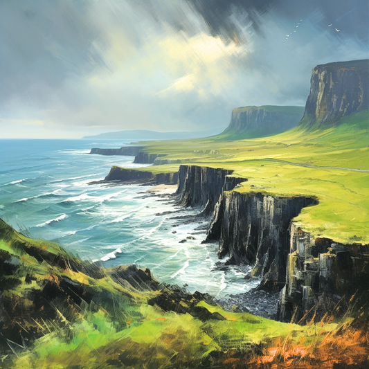 Scottish Cliffside Diamond Art Kit