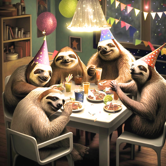 Sloth Party Diamond Art Kit