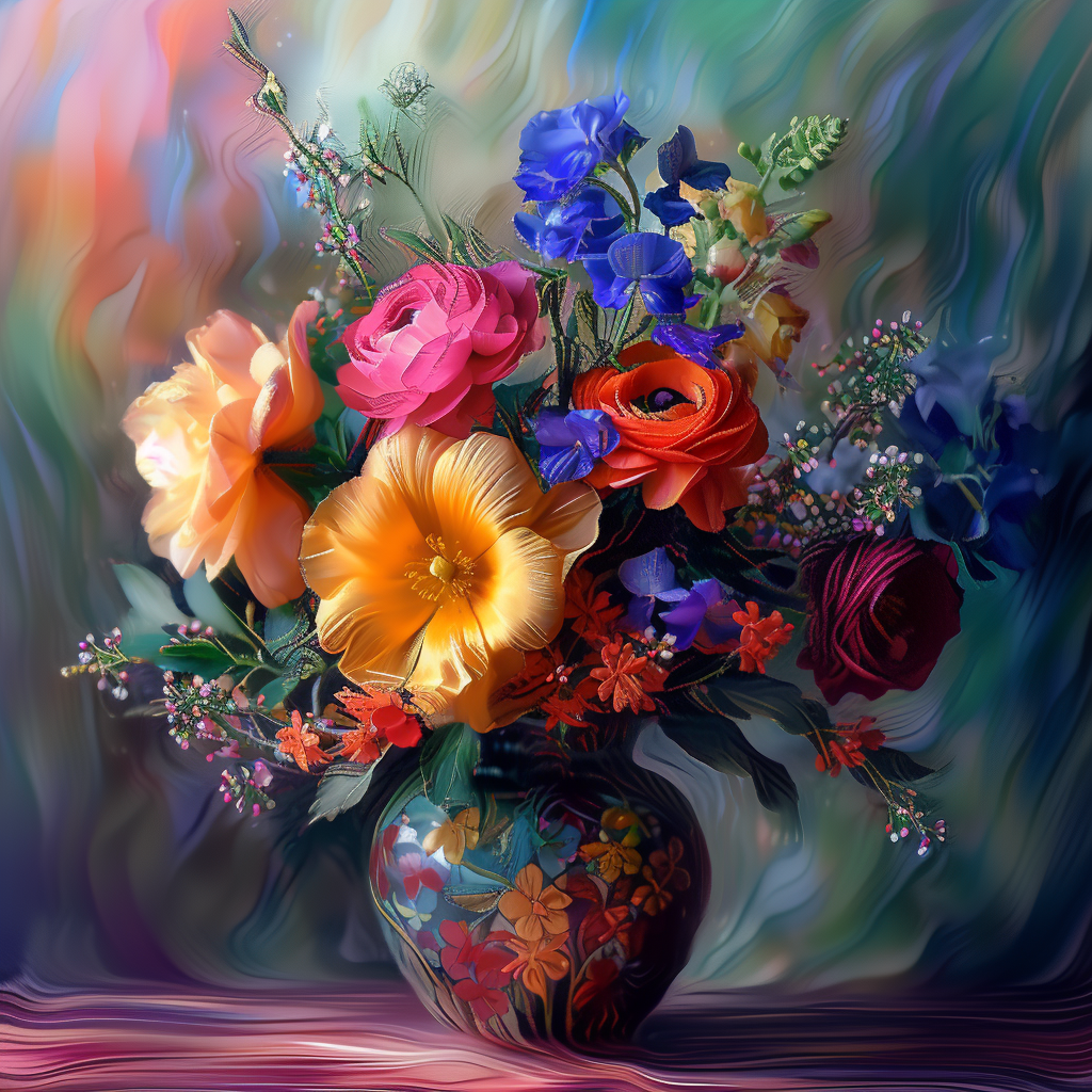 Large Yellow Flower Vase Of Flowers Diamond Art Kit