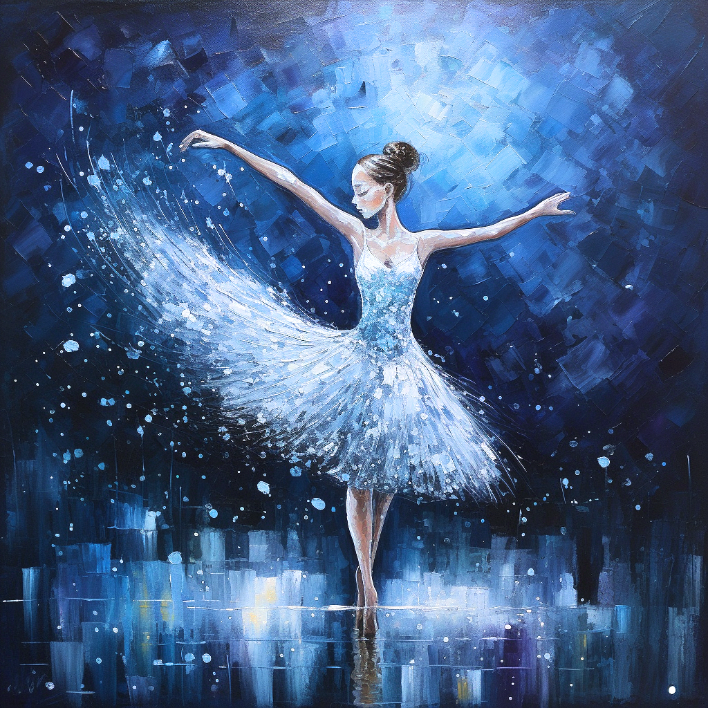 Ballerina Abstract Diamond Art Kit