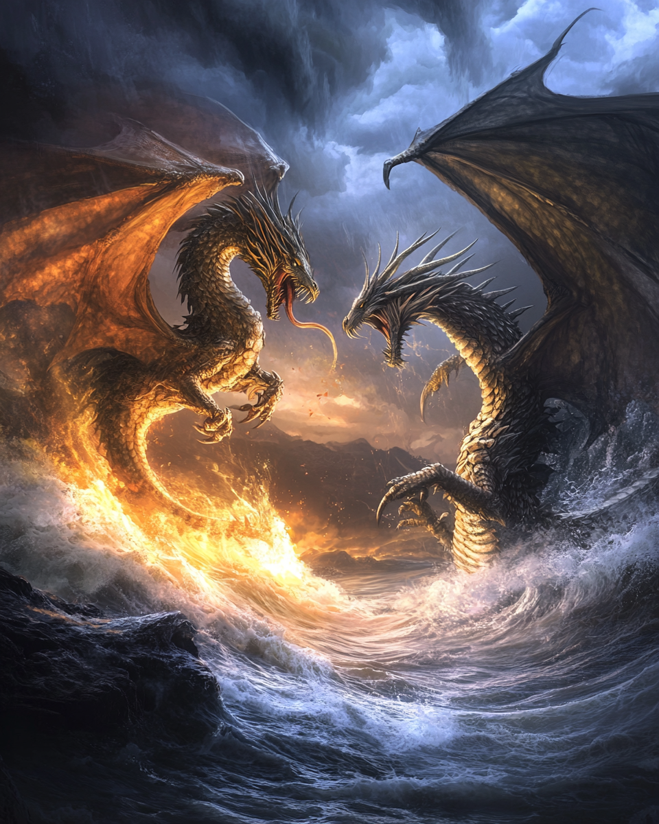 Storm Dragons Diamond Art Kit