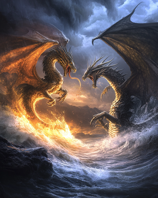 Storm Dragons Diamond Art Kit