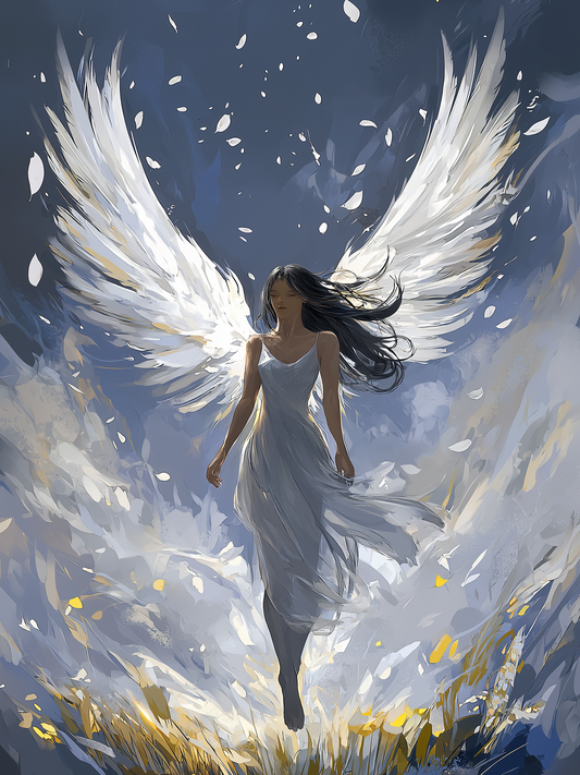 Grey Sky Angel Diamond Art Kit