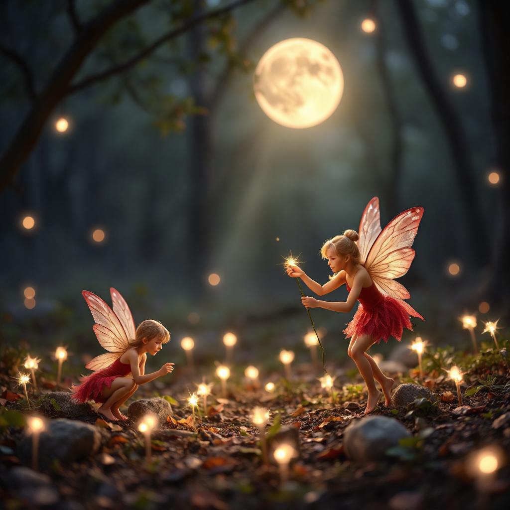 Fairy Lights Moonlight Diamond Art Kit
