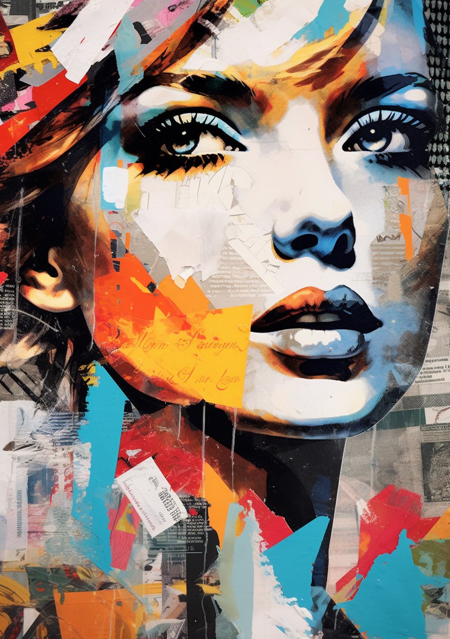 Color Splash Woman Diamond Art Kit