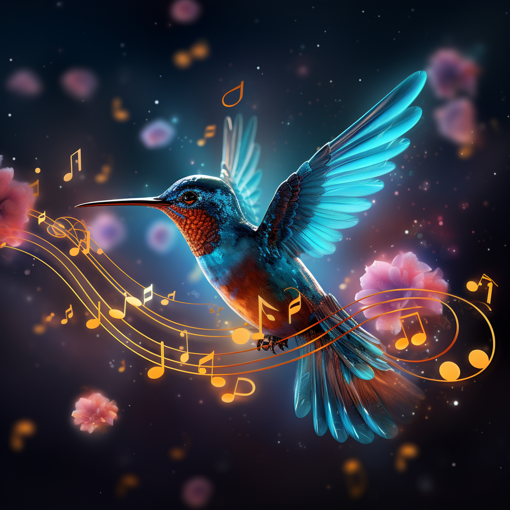 Hummingbird Music Diamond Art Kit
