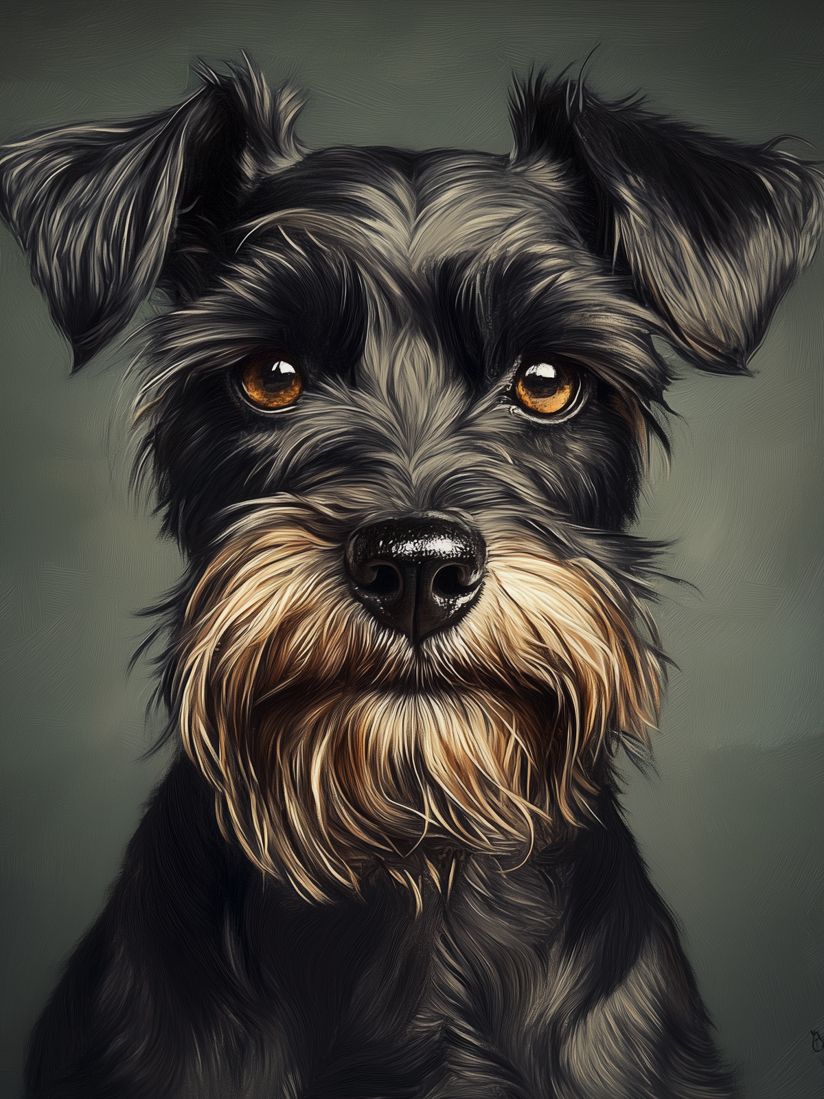 Portrait Of As Chun Au Zer Diamond Art Kit