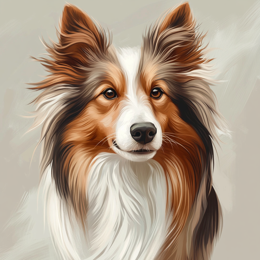 Intent Eyes Sheltie Diamond Art Kit