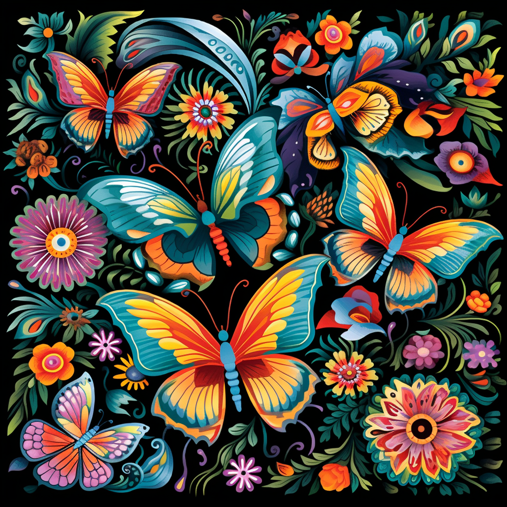 Butterfly Abstract Pattern Diamond Art Kit