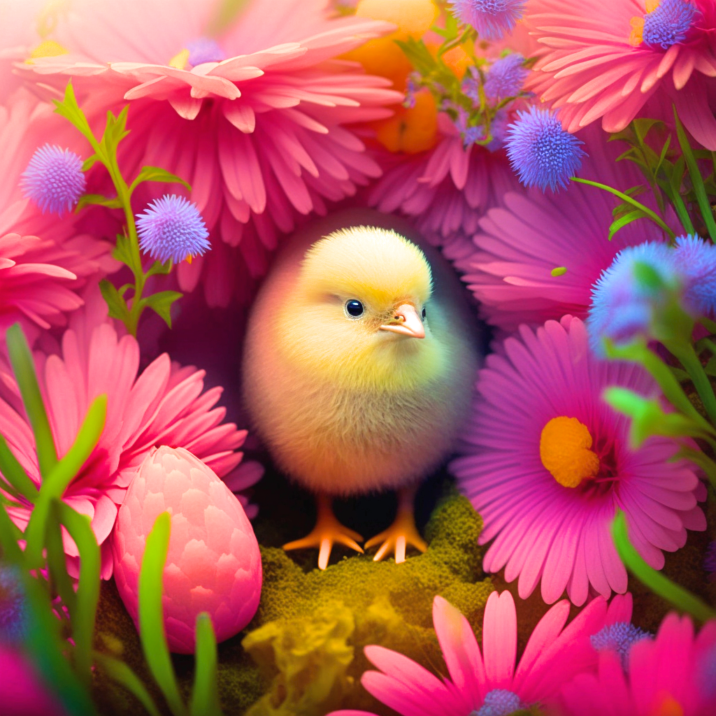 Easter Chick Diamond Art Kit
