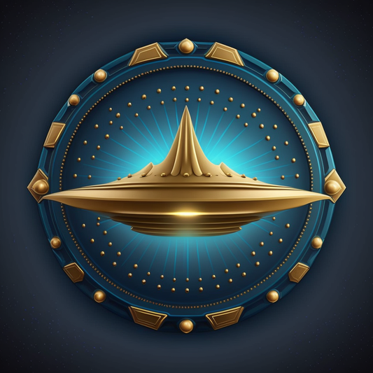 Gold Ufo Diamond Art Kit