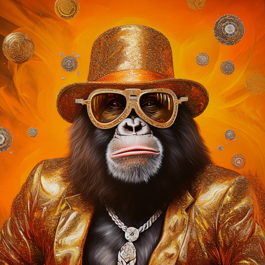 Gold Pimp Money Diamond Art Kit
