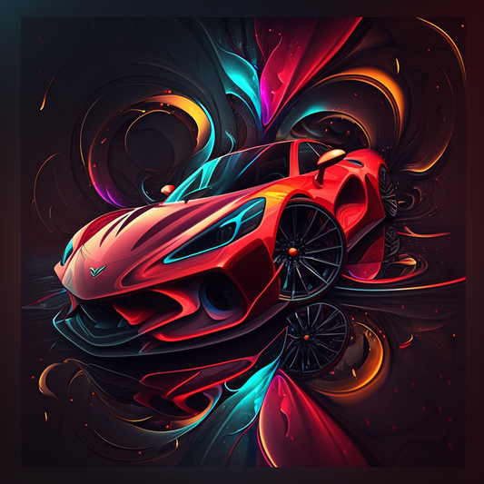 Colorful Car Art Diamond Art Kit