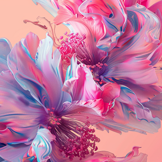Swirling Flower Art Diamond Art Kit