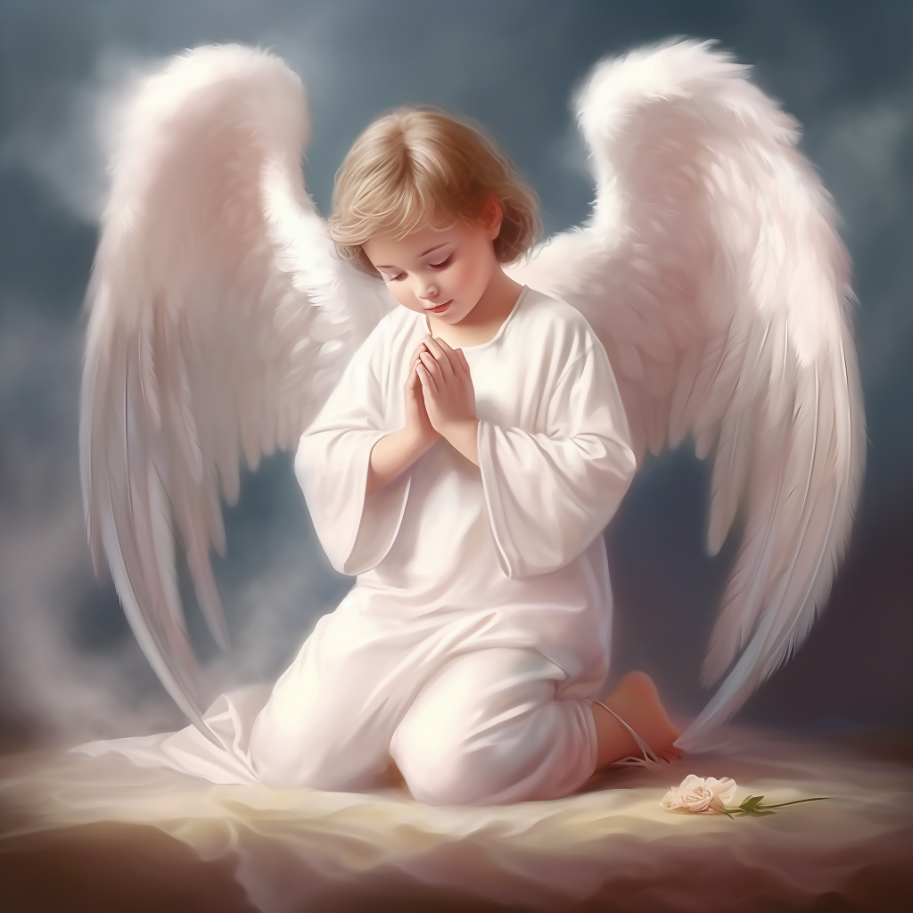 Little White Angelwings Diamond Art Kit