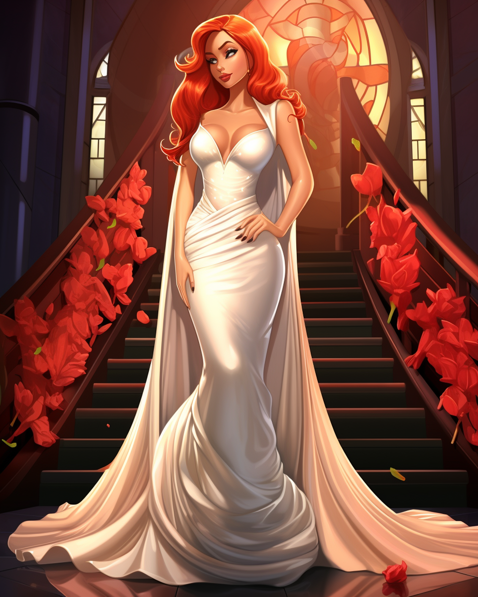 Red Hair Bride Diamond Art Kit