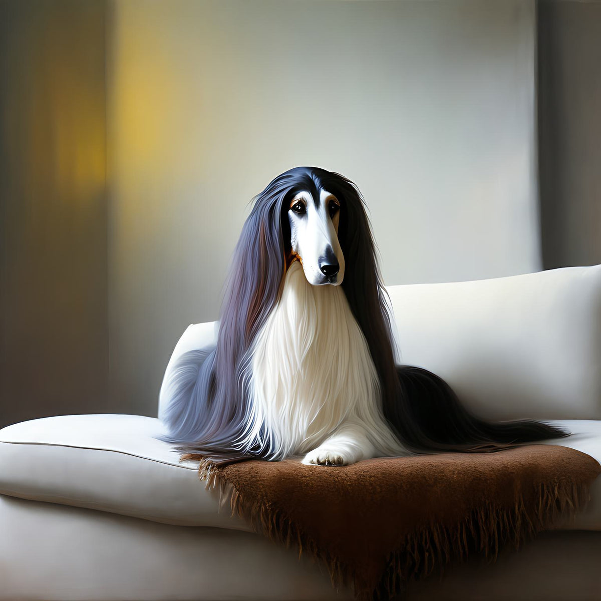 Afghan Hounds Of A Diamond Art Kit