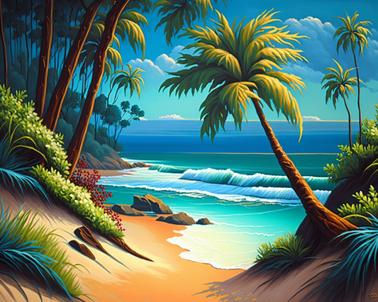 Waves At The Shore Diamond Art Kit