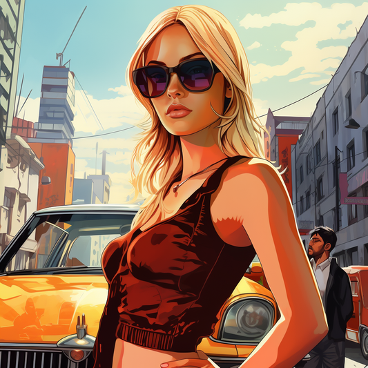 Girl In Berlin Diamond Art Kit