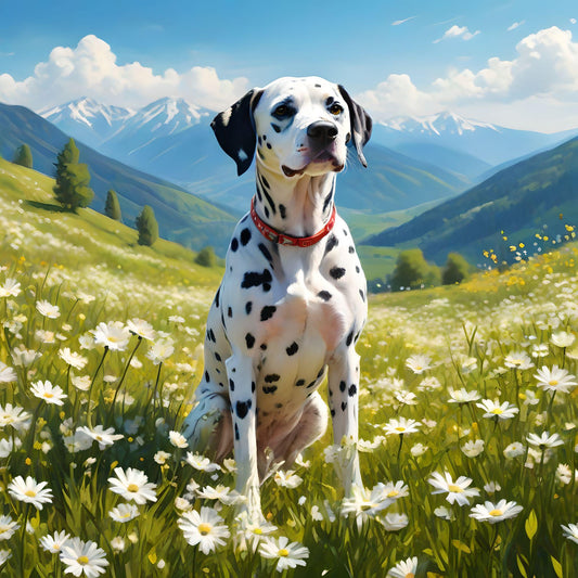 Dalmation Meadow Diamond Art Kit