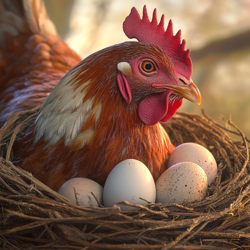 Chicken And Eggs Diamond Art Kit