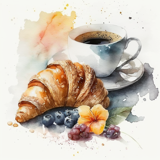 Crois Ant Fruit Watercolor Diamond Art Kit