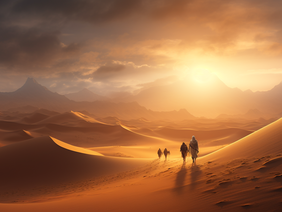 Wanderers In The Sand Diamond Art Kit