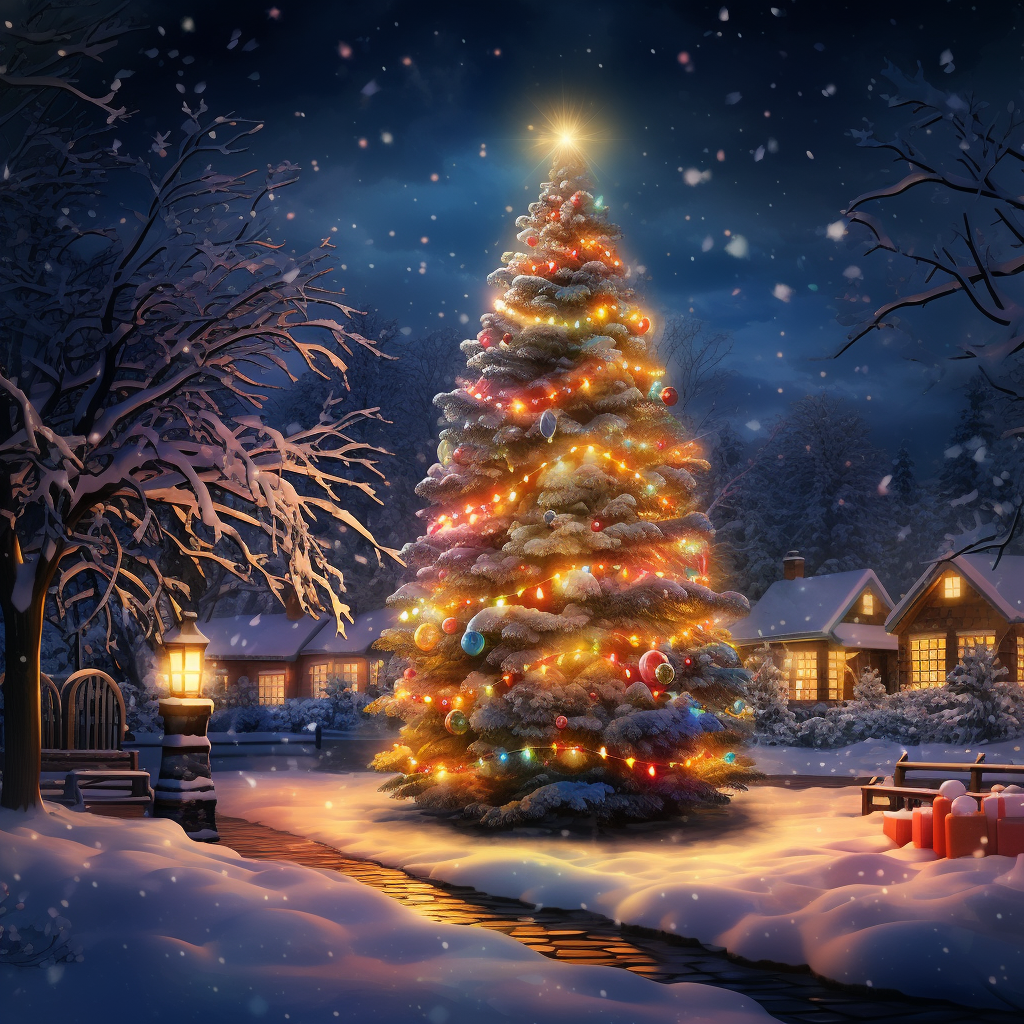 Christmas In The Park Diamond Art Kit