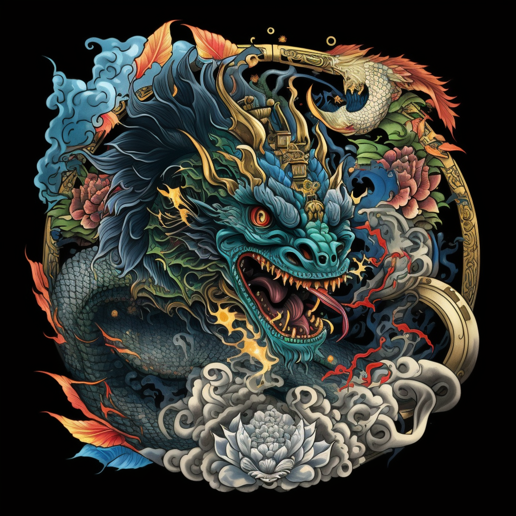 Dragon Art Abstract Diamond Art Kit